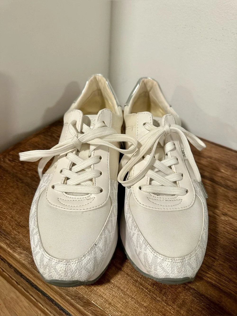 Michael Kors Monique Trainer Lace Up Sneakers, 7.5